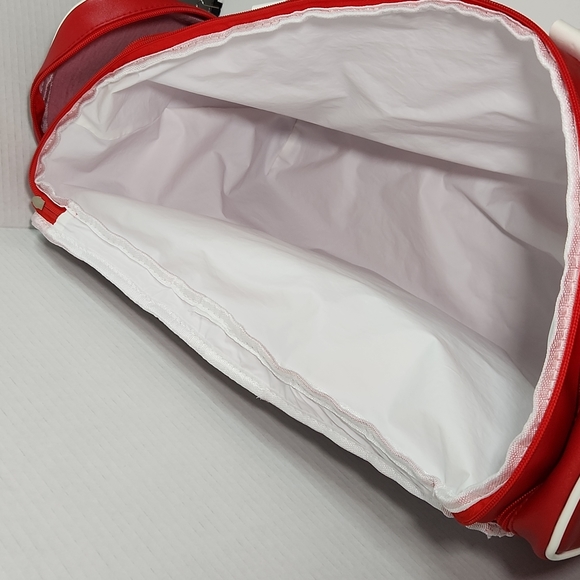 Faux Leather Red Budweiser Soft-sided Cooler Bag - Picture 7 of 12